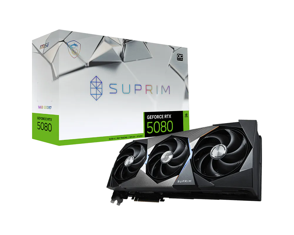 MSI GeForce RTX 5080 16G SUPRIM OC
